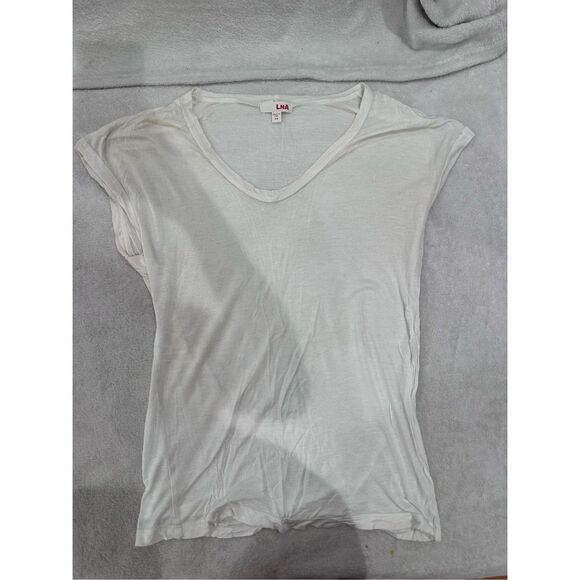 LNA white t shirt size XS women’s - Picture 1 of 4